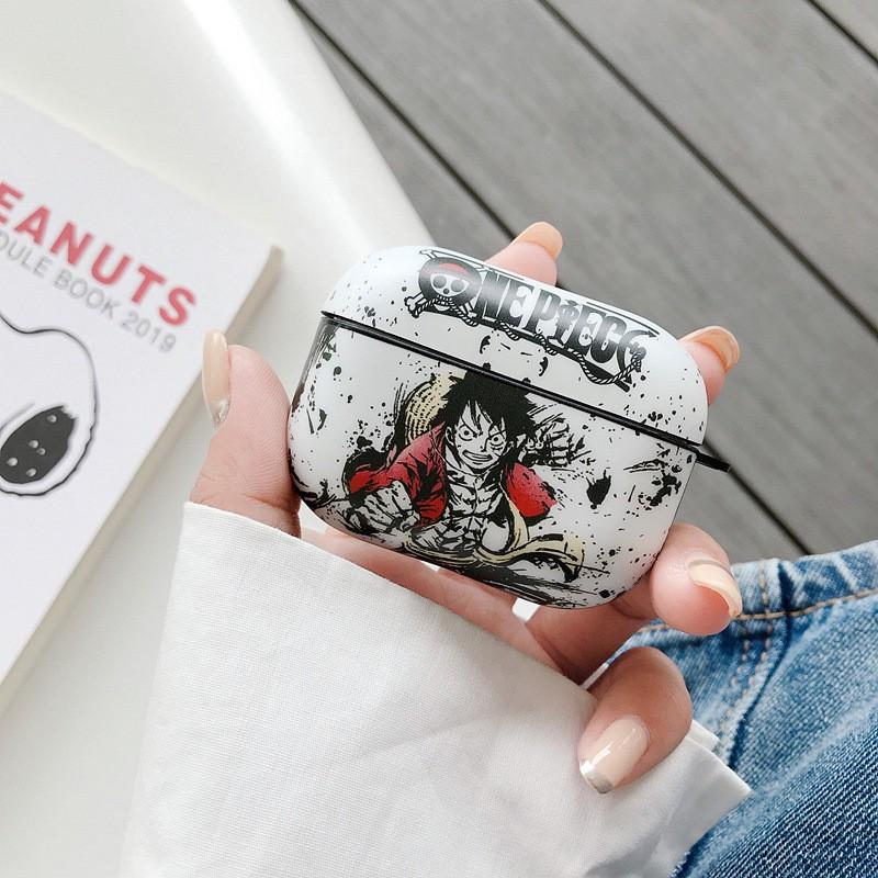 Cartoon Airpods Case Anime Onepiece Luffy Ace Zoro Hancock Law IMD For  AirPods Pro Protection Cover