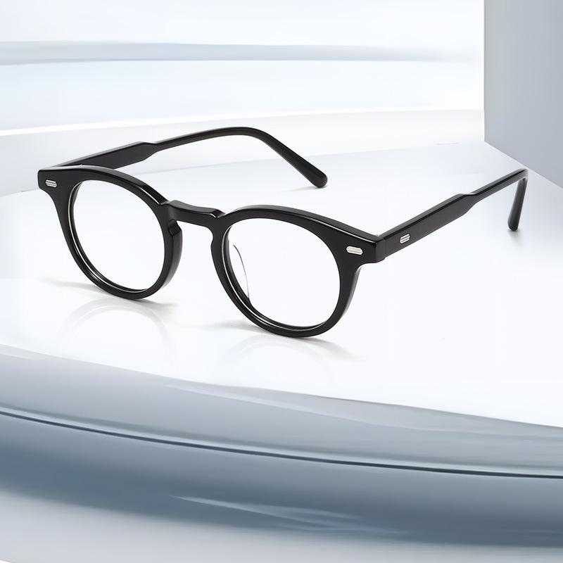 Milan A Retro Tortoiseshell Acetate Eyeglass Frames for Men and Women