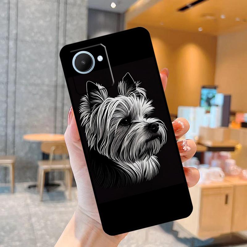 Yorkshire Terrier Dog Case For Realme C55 C33 C31 C35 C30 C11 C15 C25s C21Y GT Neo 5 3T 2T 8 9 10 11 Pro Plus