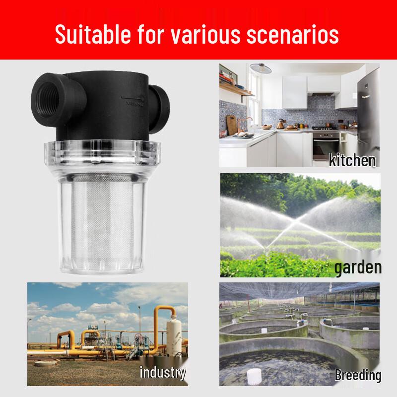 YIXI Filtr Osadów do Rur Ogrodowych Zewnętrznych