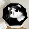 Adorable Kitten Print Umbrella   Automatic Opening & Closing, Outdoor Protection, Lightweight and Durable Travel Accessory 127
