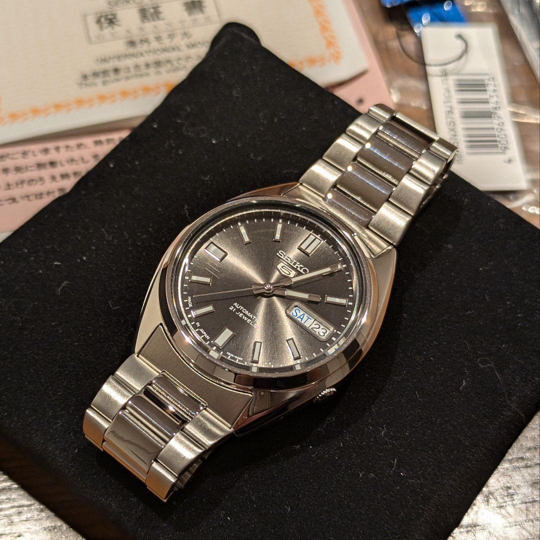 

[USED] SEIKO5 SNXS79J1 with JAPAN logo genuine belt
