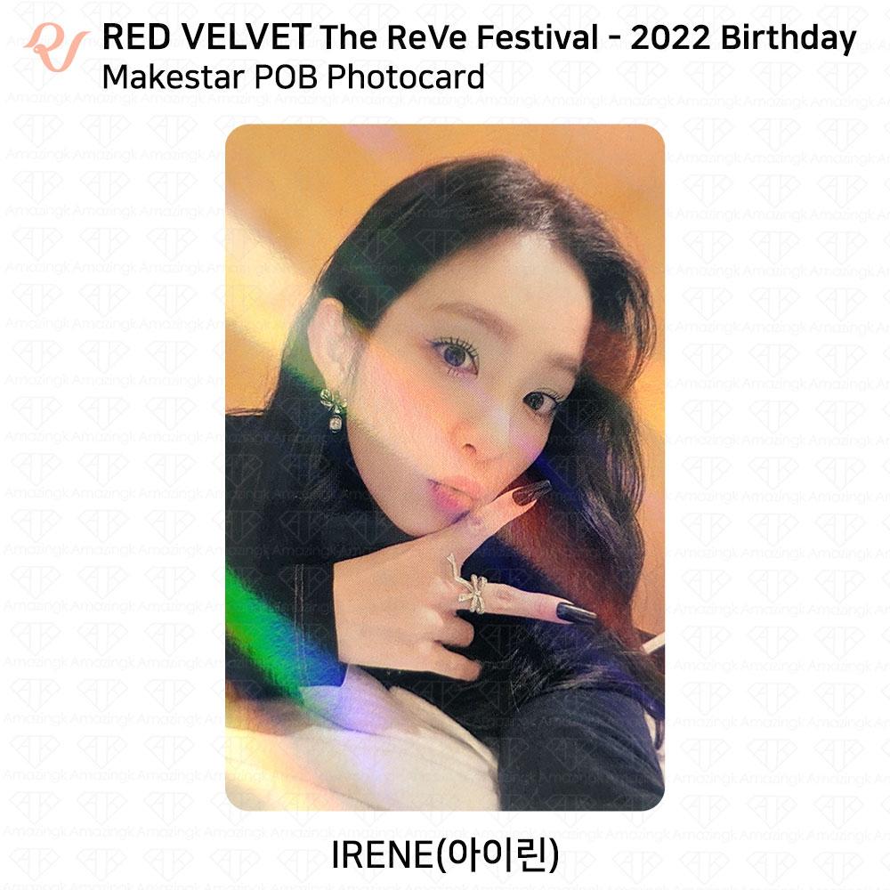 Red Velvet Carte photo d'anniversaire du Reve Festival 2022 POB KT4 AM MS MP SM SW KPOP