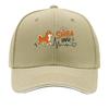 Shiba Inu Pulse Line Silhouette Hip Hop Hat Fashion Outdoor Sports Sandwich Baseball Cap