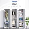 Single Door Steel Locker Cabinet for Employee or Dormitory Use