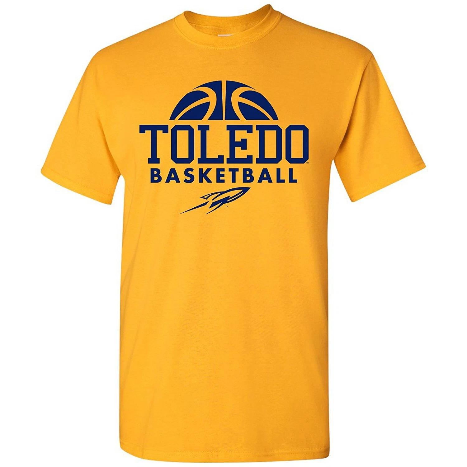 Toledo Rockets Basketball Hype Licensed Mens T-Shirt Unisex Tee S