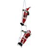 Christmas Household Goods Santa Claus Climbing Ladder Doll Xmas Tree Hanging Decoration Indoor Door Wall Pendant New Year Gifts