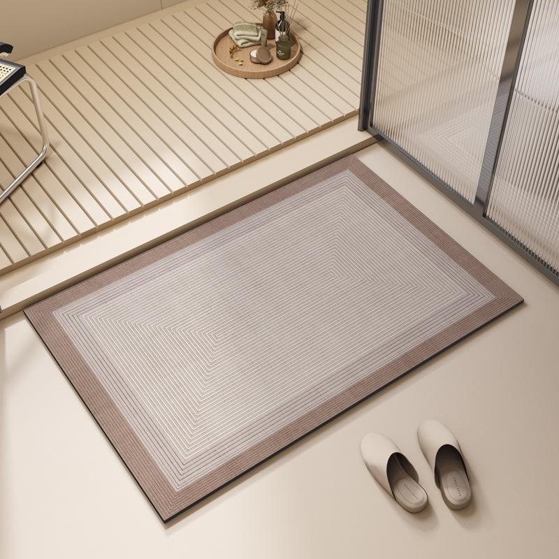 Bathroom Mats Kitchen Mats Doormats Front Door Mats Dirt Repellent Non-Slip Floor Mat Shower Rugs Machine Washable