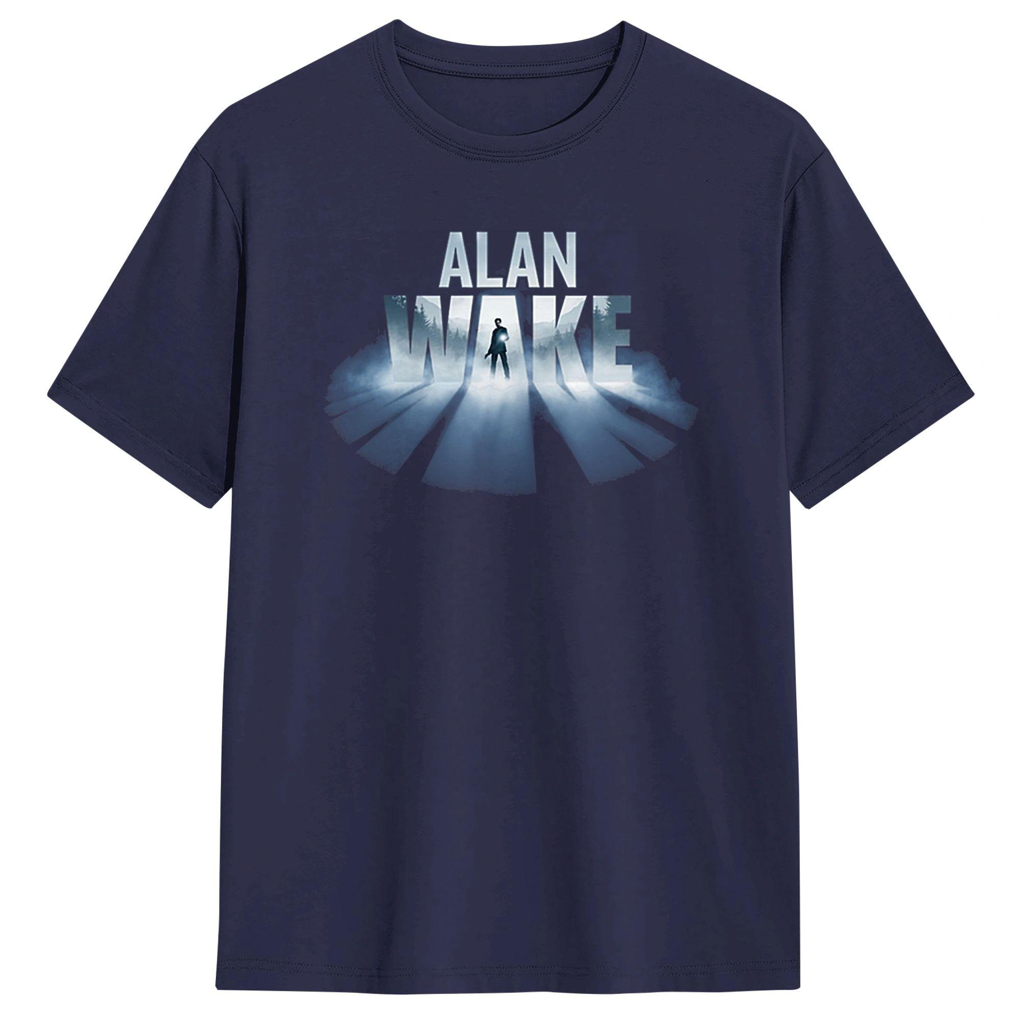 

Alan Wake T Shirt Summer Cotton T Shirts For Men Design Tee Shirt Short Sleeve Streetwear Tops 4XL