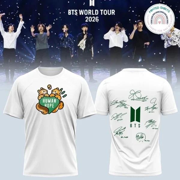 BTS Comeback & World Tour 2026 Special Edition T-Shirt S