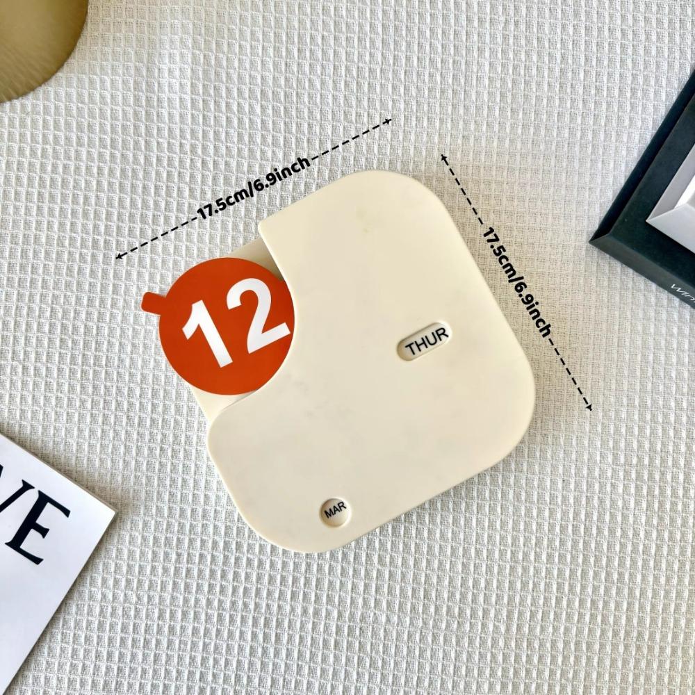 Mini Perpetual Calendar Flip Kitchen Desk Decor Classic Desk Calendar Home and Office Use