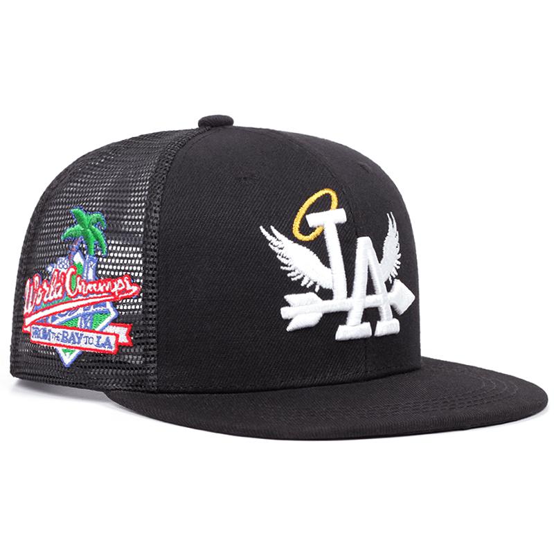 New Letter Wing Pattern Side Coconut Tree Embroidery Fashion High Quality Snapback Men's Versatile Casual Baseball Hat