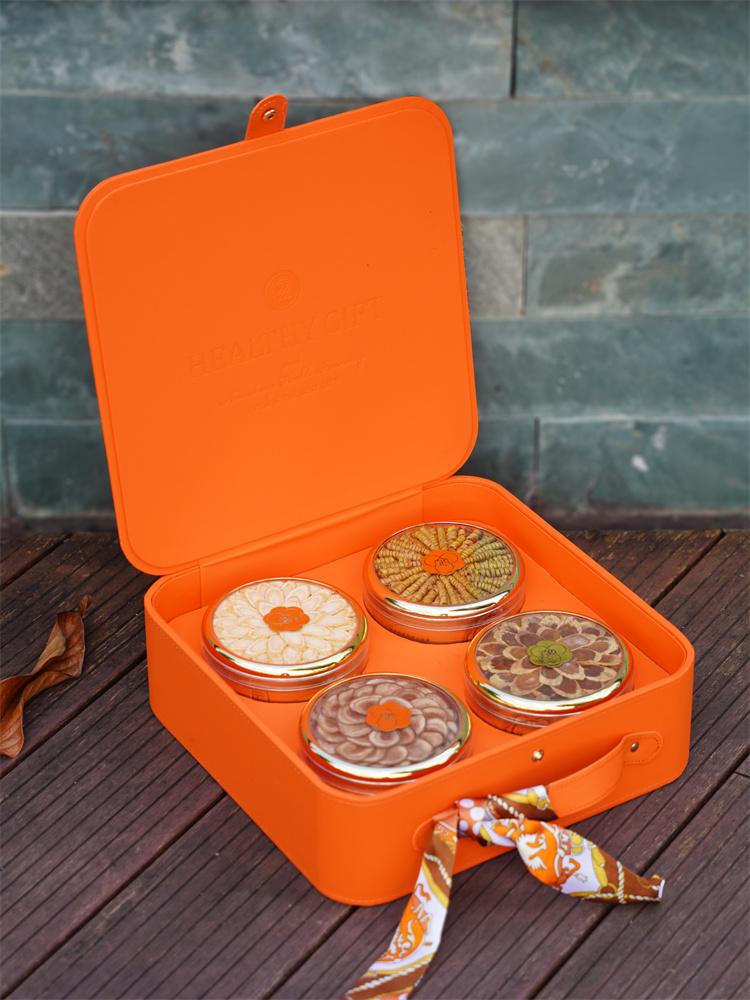 Zi-Handheld Hermes Orange Vogelnesthaut Geschenkverpackung, 50g Fassungsvermögen, Leer.