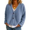 Women's Fashion Casual Solid-color Long-sleeved Cardigan Jacket