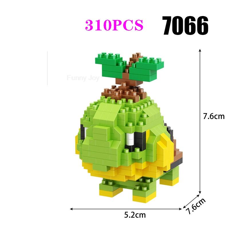 Funny Pokemon Building Blocks Assembly Anime Picachu Charizard Doll Blastoise Bulbasaur Gengar Pokémon Bricks Toy for Kid Gift