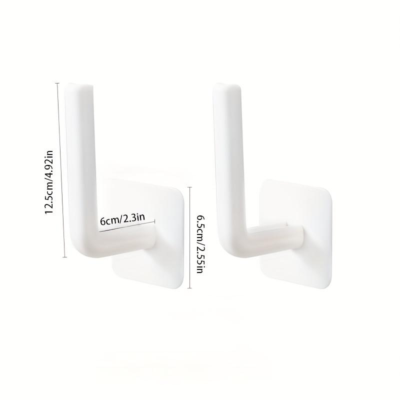 Sticky No Drill Heavy Duty Hooks for Kitchen Bathroom Multi-Purpose Wall Mounted Organizer Shelf Holder