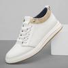 Brand Men Height Increase Shoes Fashion Designer Genuine Leather Walking Shoe Casual Invisible Inner Heightening 8cm White Shoes