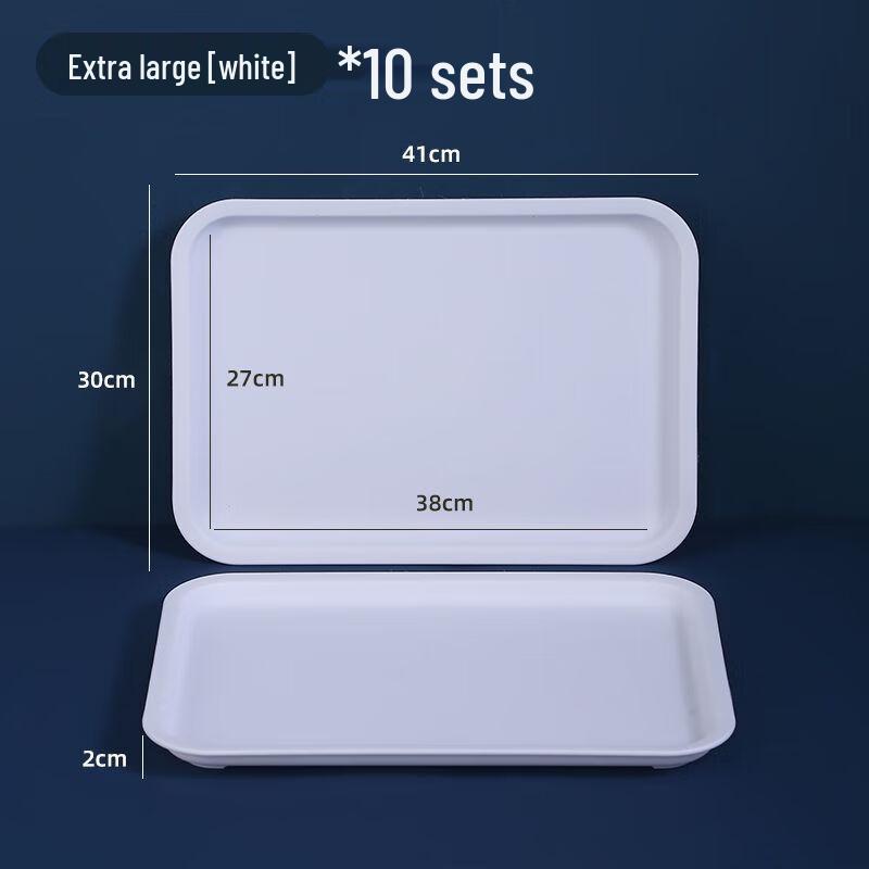 

Small White Plastic Serving Tray