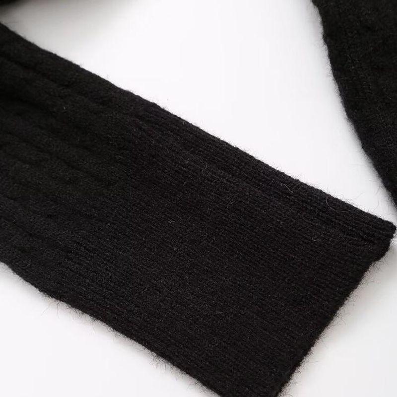 Kaslead New Arrival Women's Clothing Fashion Style Stylish Simple and Versatile Casual Button Decoration Knitting Cardigan