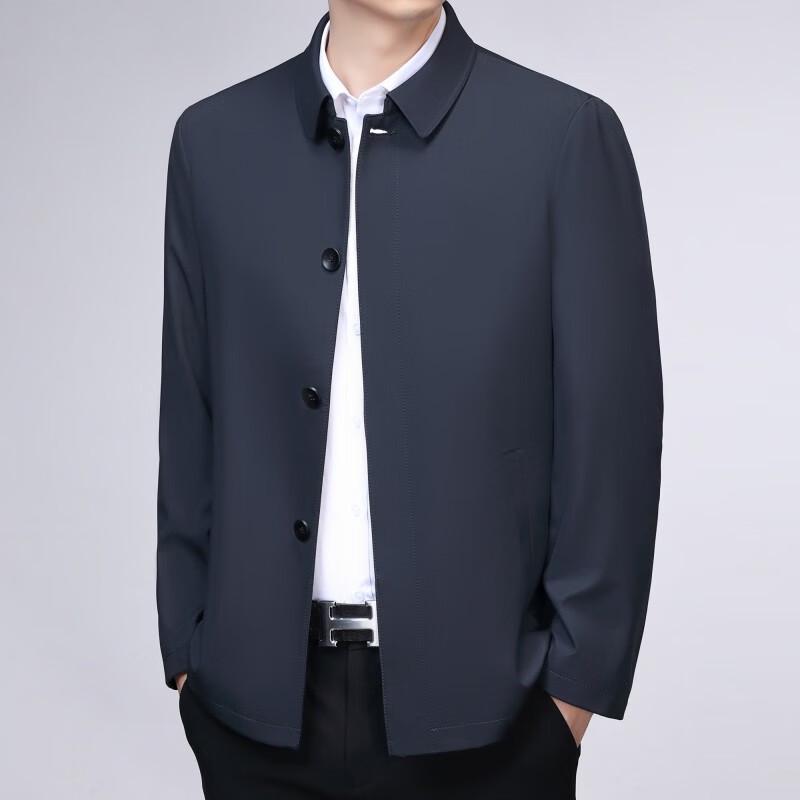 

ROMON Men s Business Lapel Jacket LMNX6606 XL