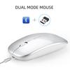 M90 Bluetooth Dual-mode 2.4G Mouse, Laptop Desktop Office Mouse, Silent Wireless Mouse
