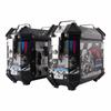 Universal Motorcycle Aluminum Side Boxes – Waterproof, Anti-Collision, Quick Release (18L/28L/35L)