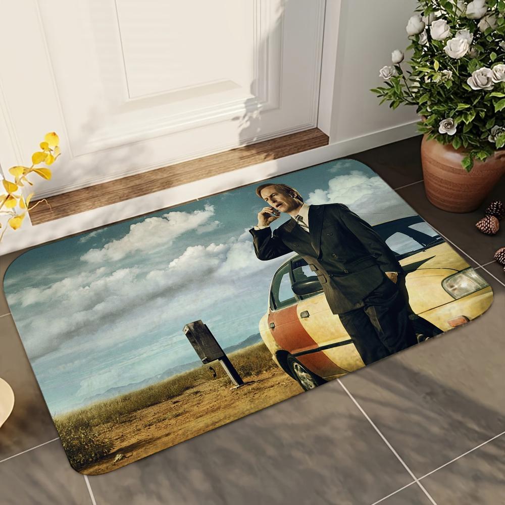 

1pc Better Call Saul Bathroom Absorbent Mats Anti-Slip Mats Home Decor Supplies Carpets Home Kitchen Floor Mats 40x60cm