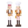 Świąteczny Dziadek do Orzechów Seria Szefa Kuchni Drewniany Dziadek do Orzechów Ozdoba Piernikowy Ludzik Żołnierz Rękodzieło Lalka Zabawka Dekoracja na Biurko Domowe