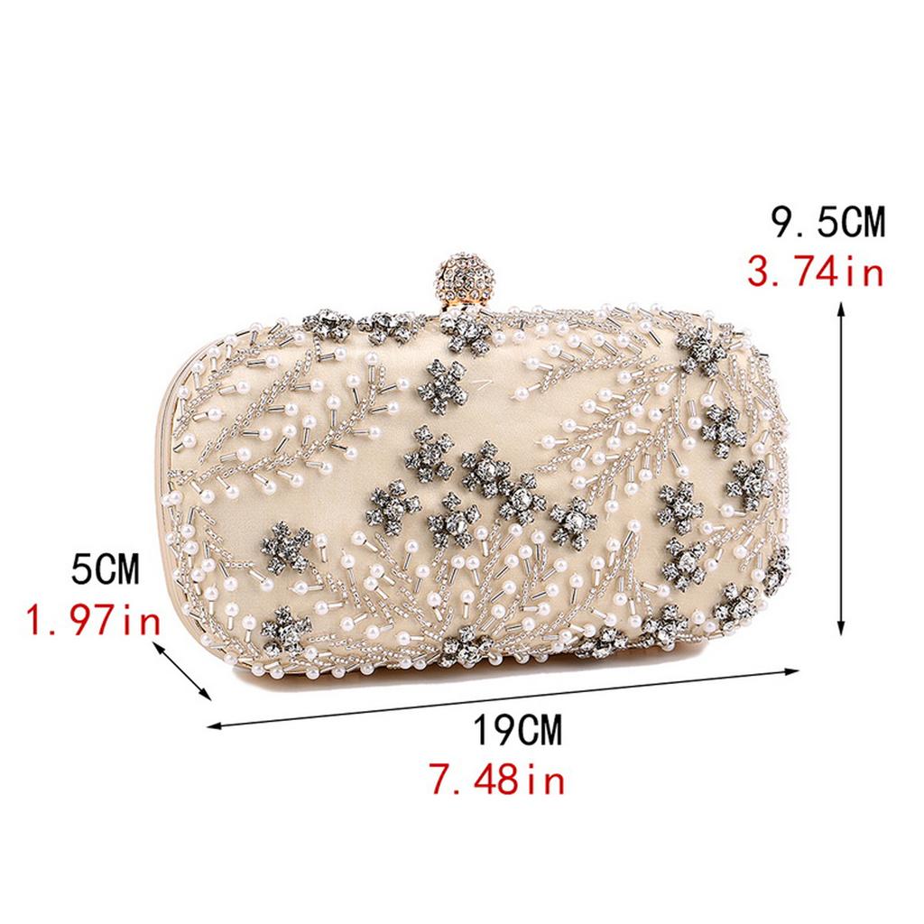 Satin Diamonds Party Hight Quality Women Day Clutch Diamonds Gift Wedding Evening Bags Arrival Shoulder Chain Purse