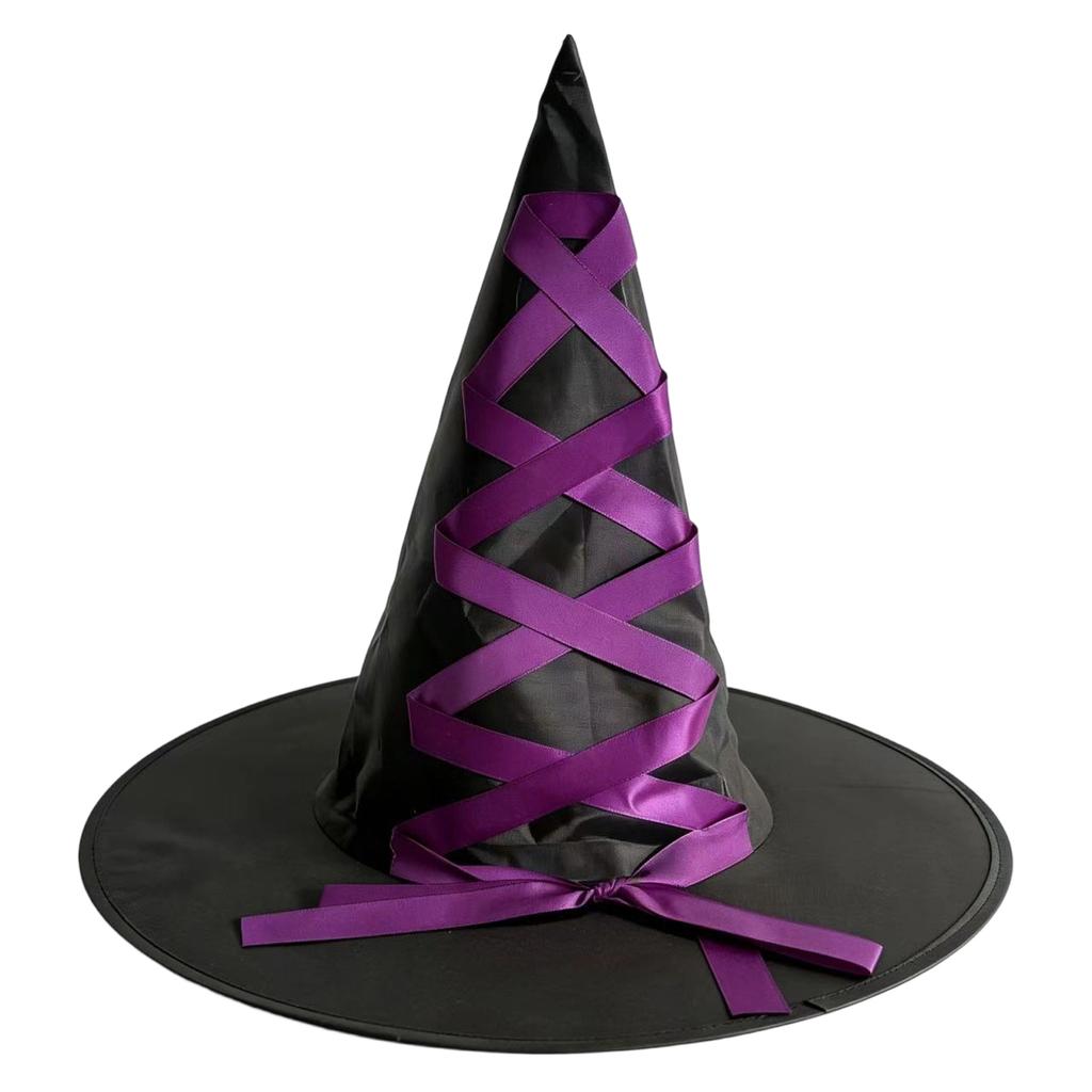 Womens Witch Hat Pointed Hat for Costume Party and Themed Events