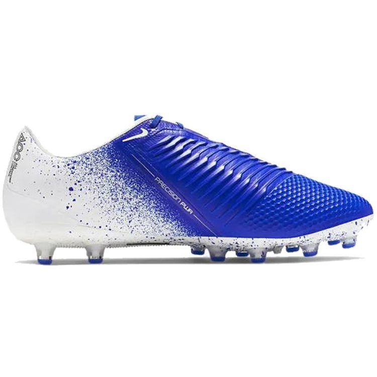 Nike Phantom Venom Elite AG Pro White Racer Blue Unisex Sneakers Black AO0576-104