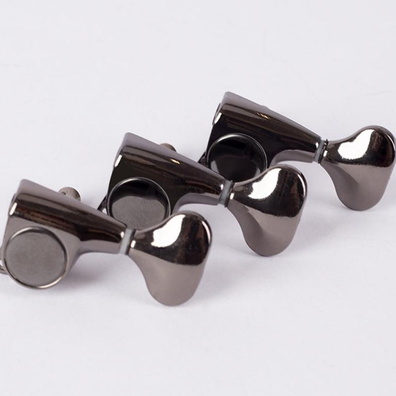 6pack Enclosed Guitar Tuning Pegs Electric Guitar Machine Head Metal Tuners for Easy Handling