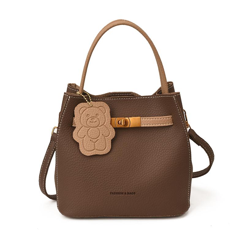 

Retro Fashionable Women s PU Leather Bag Handheld oulder Crossbody Basket Bag Commuting Bag Single oulder Korean Sle Bag Zipper