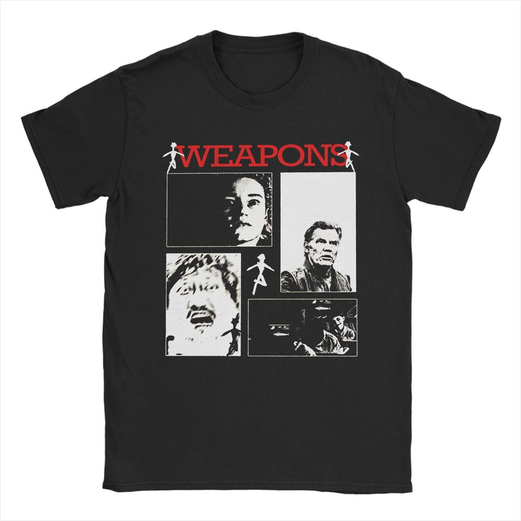 Men Women's Weapons Movie Horror T Shirts 100% Cotton Clothes Novelty Short Sleeve Crewneck Tee Shirt Printing T-Shirts