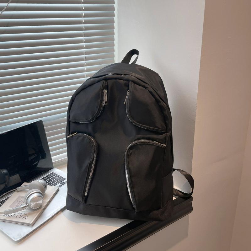 Schoolbag new multi-pocket large-capacity backpack female junior high school student schoolbag versatile travel backpack