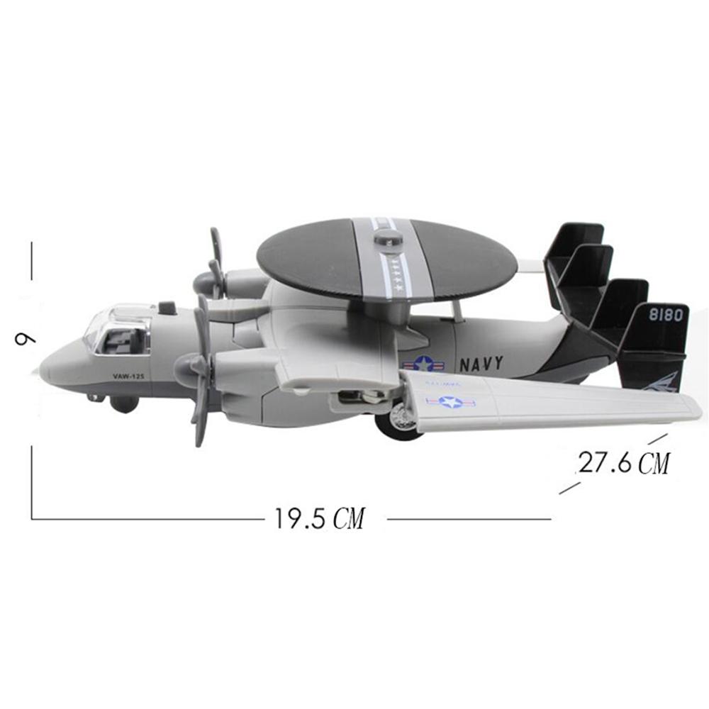 1/72 Scale Model Aircraft Military Eagle Eye for Early Warning Aircraft Model Diecast Alloy