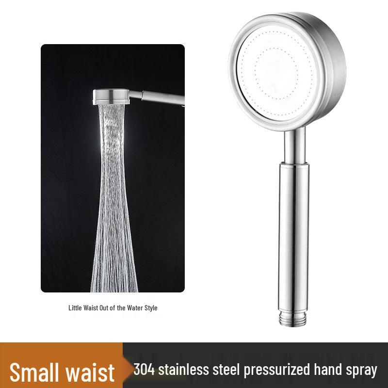 304 Stainless Steel Handheld Pressurized Shower Set with Filter