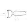 2PCS Vegetable Fruit Peeler Stainless Steel Easy Peeling Portable Kitchen Food Peeler for Cucumber Potato Travel