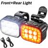 Bicycle Lamp Waterproof Bicycle Led Bike Front and Reat Light LED for Road Bike Mountain Bicycle Taillight Cycling Accessories
