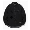 EIGHTVOLUME Ev Black Emblem Denim Shirt