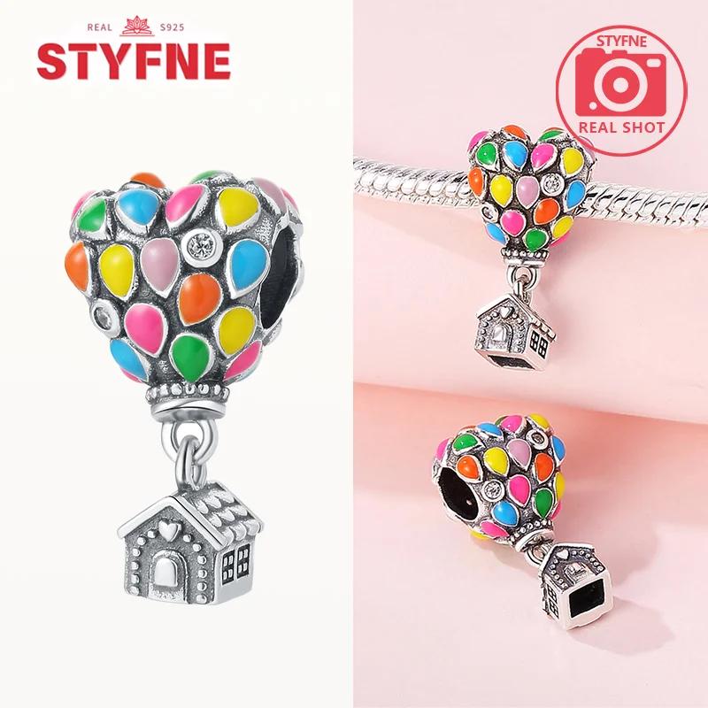 Copperhouse & Balloons Charm Flower Colored Beads Collection Fit Original Bracelet Pendant Diy Fine Jewelry For Women Gift