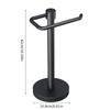 Modern Design Freestanding Towel Rack Steel Stand Enhances Aesthetics for Bathroom Contemporary Style