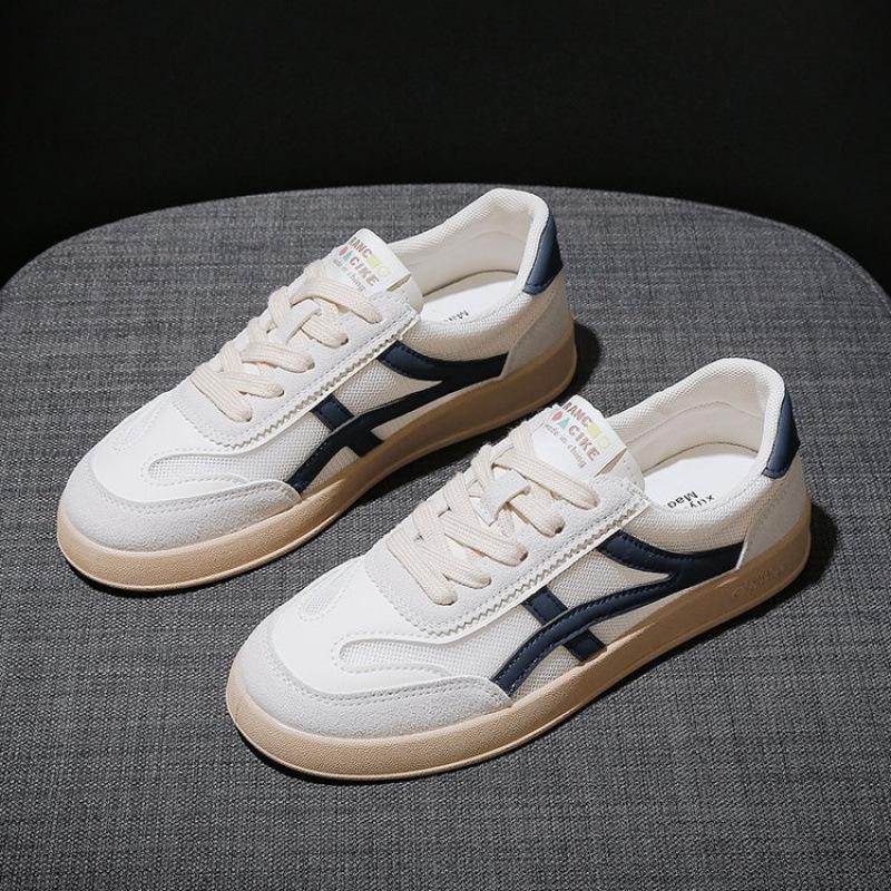 

Popular breathable flat-soled white shoes women s shoes 2025 spring and summer lightweight and versatile leisure sports mesh breathable board shoes 41