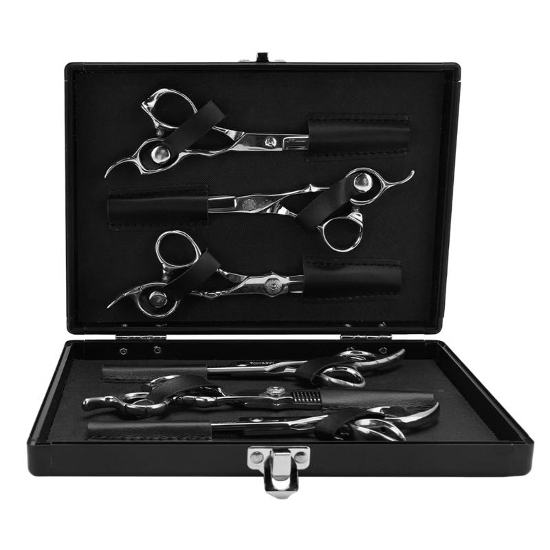 Hair Scissors Storage Box PU Leather Scissors Cases Hair Salon Supplies Practical Hairdressing Scissors Storage Box
