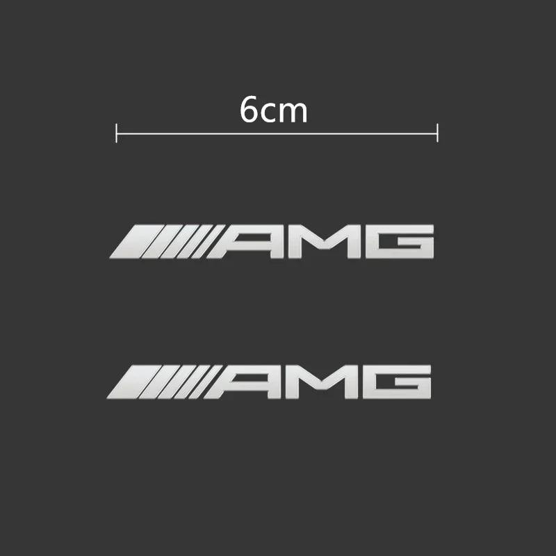 Heiß 2025 Für AMG W124 Metallemblem Auto Dekor Aufkleber Auto Scheibenwischer Aufkleber Für Mercedes Benz AMG W212 W204 W211W168 W213 W20