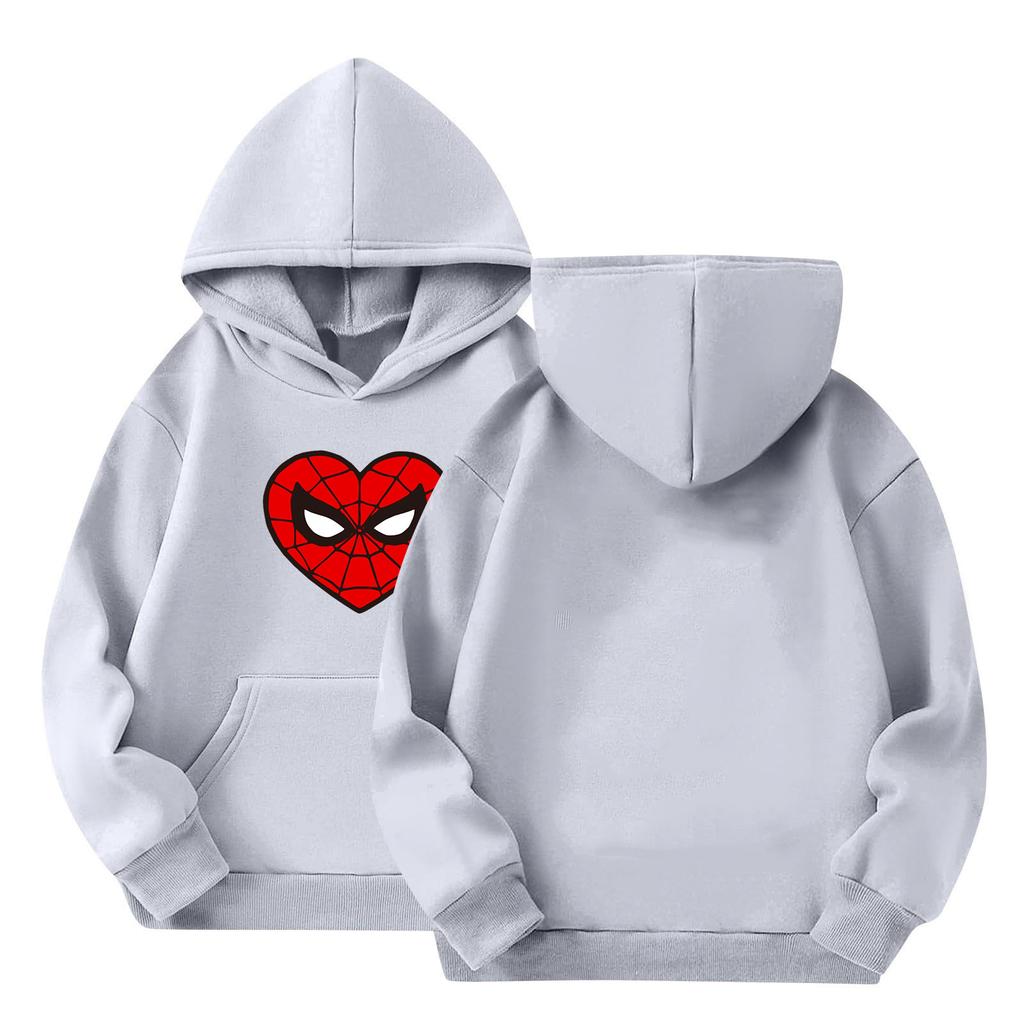 Kids Long Sleeve Pullover Sweatshirt, Loose Fit Letter Print Top for Boys and Girls