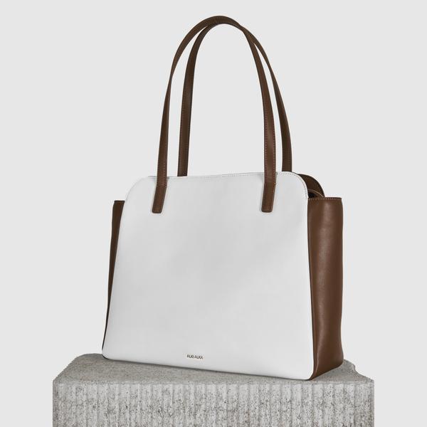 Unibag Tan Brown Shoulder and Tote Bag, Akakunib2020-7000005265