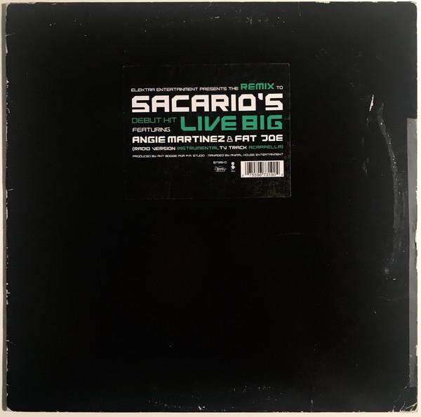 

12inch Record SACARIO, ANGIE MARTINEZ & FAT JOE - Live Big (Remix) 673190 Elektra 2002 US Rap & Hip-Hop/R&B Used