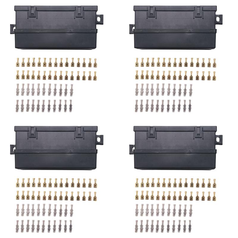Ac29-4X Car 11 Way Fuse Holder Relay Box With Terminals Relays Waterproof Connectors