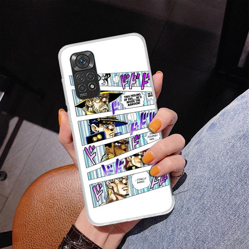 JoJo's Bizarre Adventure Stardust Crusaders Phone Case For Xiaomi Redmi Note 15 14 13 12S 12 11 Pro Plus 14S 11S 11E 10 10S 11T
